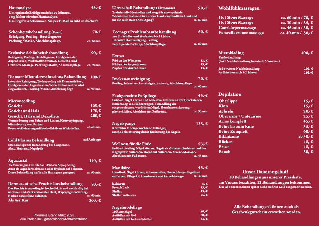 preisliste25